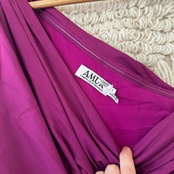 AMUR Atlas One Shoulder Gown - Picture 3 of 9